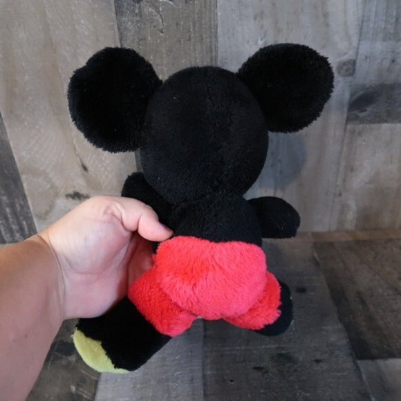 Mickey Mouse Vintage Small Bean Plush Toy Walt Disney Stuffed Animal - Picture 7 of 7